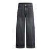 Vintage Washed Slub Distressed Baggy Denim Pants