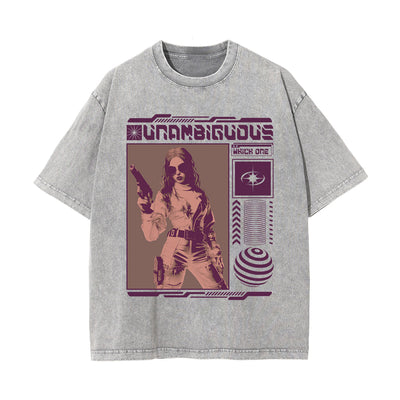 Unambiguous Y2k Streetwear Graphic Tee-INNBLAC