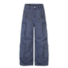 Vintage Multi-Pocket Wide Leg Cargo Pants