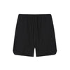 Premium Waffle Knit Side-Slit Shorts