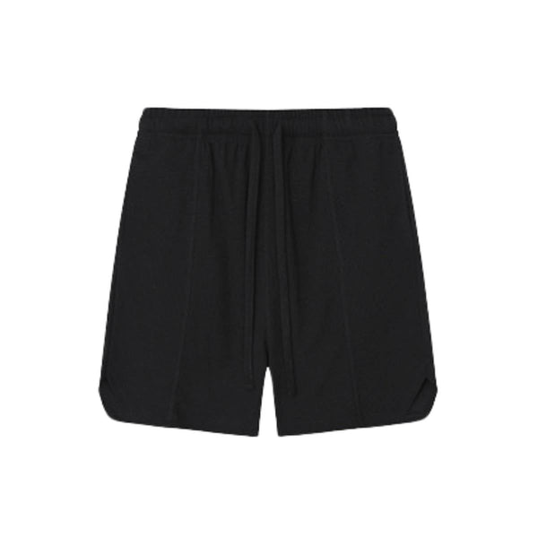 Premium Waffle Knit Side-Slit Shorts