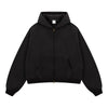 Dual Zipper Fleece Hooded Streetwear Hoodie