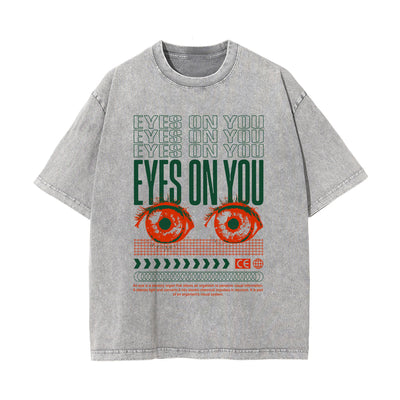 Eyes On You Streetwear Graphic Tee-INNBLAC