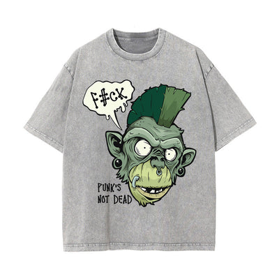 PUNKS Street Punk Graphic Tee-INNBLAC