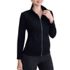 Knit Denim Slim Fit Zip-Up Jacket