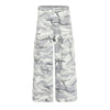 Camouflage Patchwork Multi Pocket Relaxed Cargo Pants