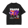 Tears Brutalism Stone Wash Graphic Tee-INNBLAC