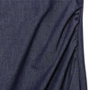 Halter Neck Cut-Out Denim Maxi Dress