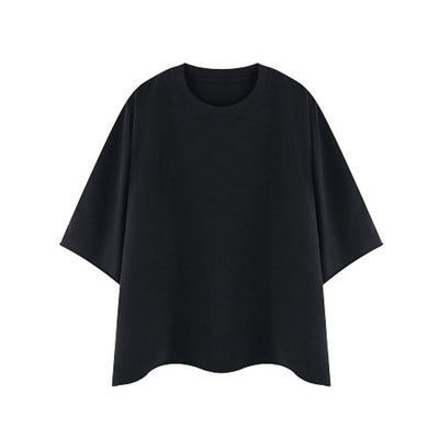 Washed Boxy Cropped Raglan Tee