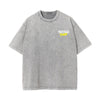 Ambient Techno Streetwear Graphic Washed Tee-INNBLAC