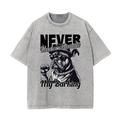 Boss Dog Stone Wash Graphic Tee-INNBLAC