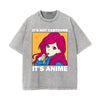 It's Not Cartoons Graphic Washed Tee-INNBLAC
