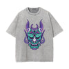 Oni Mask Mecha Graphic Tee-INNBLAC