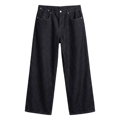 Vintage Washed Flared Straight Leg Jeans