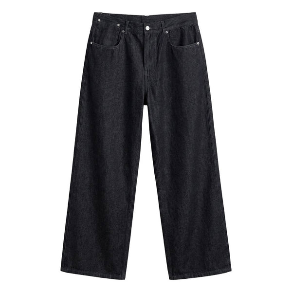 Vintage Washed Flared Straight Leg Jeans