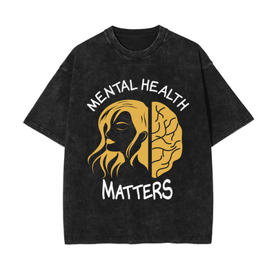 Mental Health Matters Graphic Tee-INNBLAC