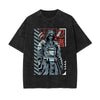 Urban Ninja Stone Wash Graphic Tee-INNBLAC