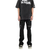 Stretch Zip Hem Utility Bootcut Jeans