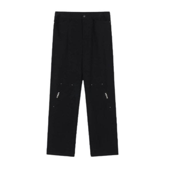 Streetwear Draped Wide Leg Studded Lounge Pants