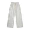 Relaxed Raw Hem Puddle Pants