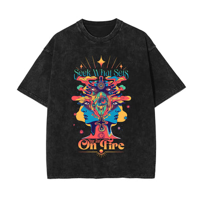 Seek What Sets Your Soul On Fire Graphic Tee-INNBLAC
