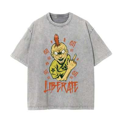 Liberate Street Punk Graphic Tee-INNBLAC