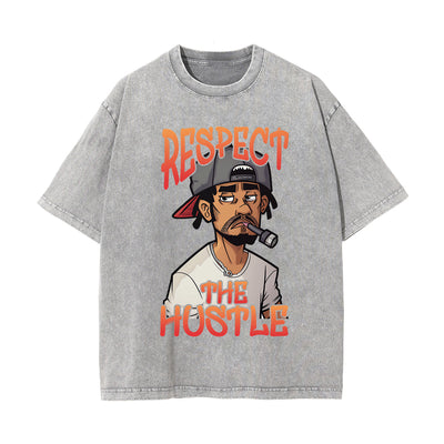 Respect The Hustle Graphic Tee-INNBLAC