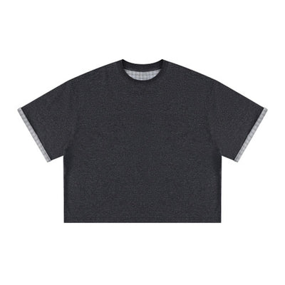 Oversized Cotton Crew Neck Tee 250G