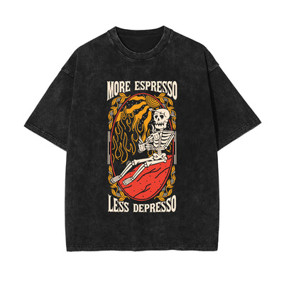 More Espresso Less Depresso Graphic Tee-INNBLAC