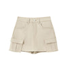 Women's Denim Cargo Mini Skort