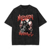 Heavy Meowtall Stone Wash Graphic Tee-INNBLAC