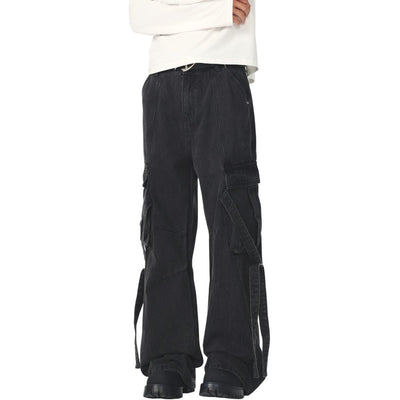 Heavyweight Bootcut Cargo Jeans