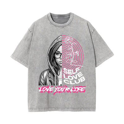 Self Love Club Urban Graphic Tee-INNBLAC
