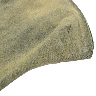 Ombre Denim Strapless Midi Dress