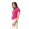 Slim Fit Pleated Waist Washed Cotton Tee 280gsm