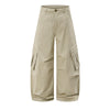 Loose Fit Curved Parachute Pants
