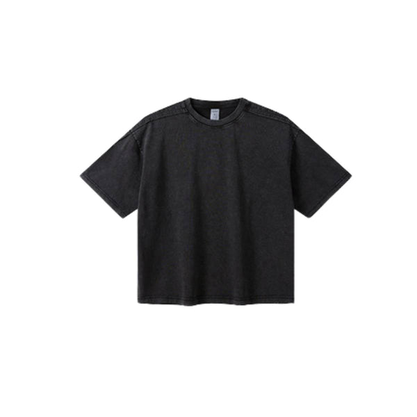 Heavyweight Vintage Fade Raw Edge Boxy Tee