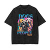 Cute Puppy Stone Wash Graphic Tee-INNBLAC