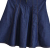 Halter Neck A-Line Denim Minidress