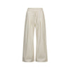 Relaxed Drawstring Wide Leg Casual Trousers