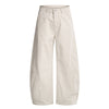 Vintage Washed High-Waist Relaxed Wide-Leg Trousers