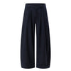 Solid Color Wide Leg Casual Pants
