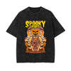 Spooky Vibes Graphic Washed Tee-INNBLAC