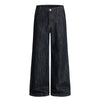 Classic Dark Wash High Waist Wide Leg Jeans