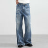 Comfort Fit Light Blue Wide Leg Everyday Jeans