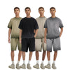 Vintage Washed Relaxed Fit Cargo Shorts