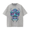 Oni Mask Mecha Graphic Tee-INNBLAC