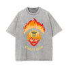 Otakus Brain Graphic Washed Tee-INNBLAC