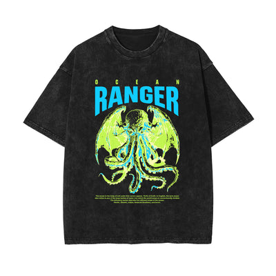 Ocean Ranger Streetwear Graphic Tee-INNBLAC