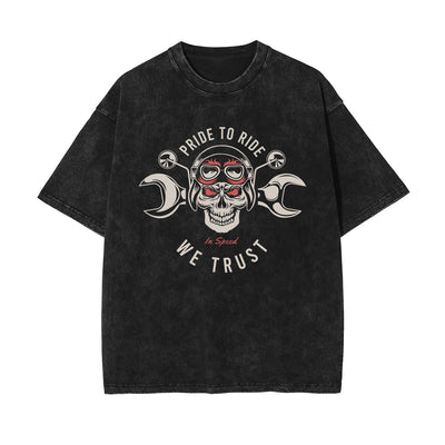 Pride To Ride Graphic Tee-INNBLAC